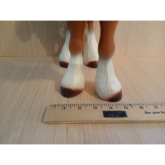 Disney Beauty and the Beast Phillipe Bell's Horse Toy Vintage 1990 Large 13.5" - Picture 13 of 13